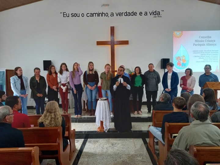 Portal Luteranos Culto Paroquial De Pentecostes Instala O Do