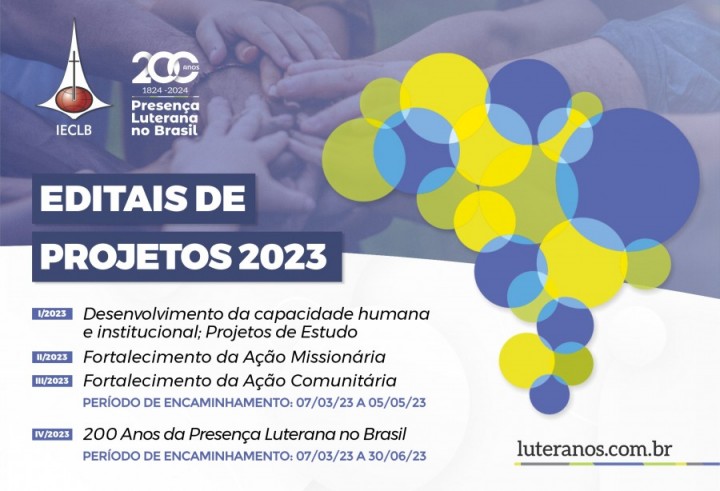 Portal Luteranos IECLB Abre 4 Editais De Projetos