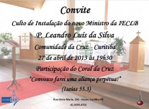 Instalação do Pastor Leandro Luís da Silva