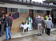 Descerramento de placa em agradecimento e homenagem à Ulrike Wehmeier: Ulli