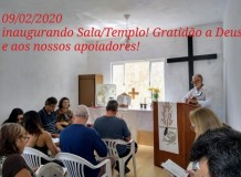 Inauguração Sala/Templo na Comunidade Rio das Ostras