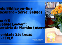 Estudo Bíblico on-line - 5º Encontro Salmo 118