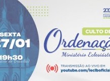 Culto de Ordenação ao Ministério Eclesiástico - Blumenau/SC - 27 de janeiro de 2023