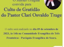 Culto de Gratidão e Entrada para Eméritos