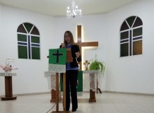Instalação da Ministra Missionária Elfriede Krause na Paróquia a Paz