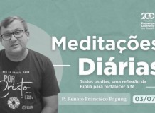 Meditações Diárias 03/07/2024 - Juízes 5.31 e Mateus 5.14,16