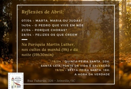 Reflexões do mês