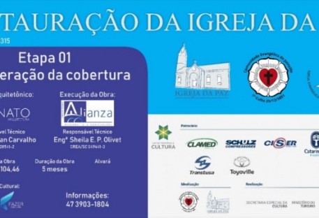 Projeto de Restauração da Igreja da Paz - Joinville/SC