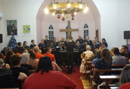 Natal em Canto é celebrado na Comunidade de Nova Hartz/RS