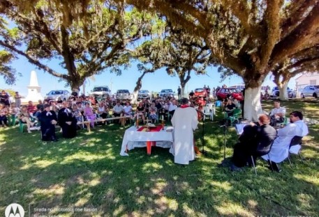 Celebração pelos 165 anos de Imigração Alemã-Pomerana na Coxilha do Barão, em Picada Moinhos.