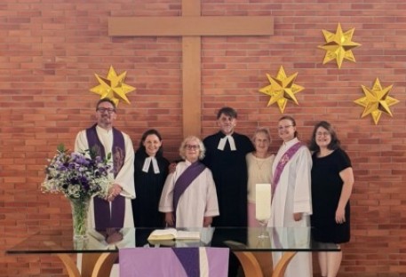 Culto de gratidão e envio do Pastor Marcos Armange acontece na Comunidade São Lucas em POA