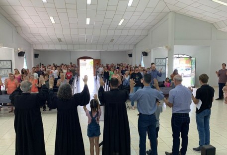 CULTO DE INSTALAÇÃO DO PASTOR GUSTAVO MUNDT KLUG NA PARÓQUIA NO OESTE DA BAHIA