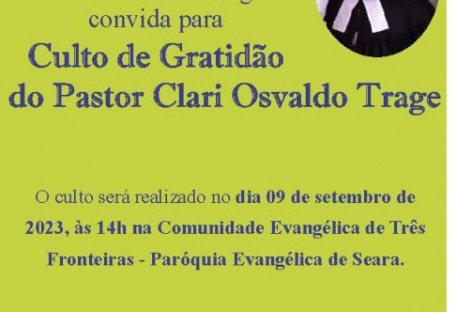 Culto de Gratidão e Entrada para Eméritos