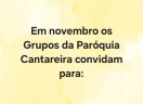 GRUPOS CONVIDAM - NOVEMBRO DE 2024